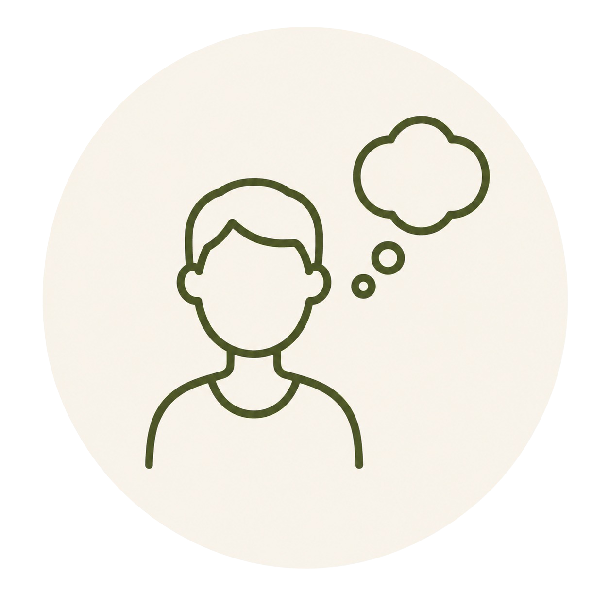 将来不安のアイコン